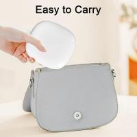 Espejo compacto, Espejo de viaje Iluminado con augmentation, de doble cara, regulable, portátil, Cabe En carteras y bolsillos, recargable por USB - details 1