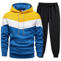 Conjunto Deportivo De Otoño Invierno Para Hombre 2 Piezas Sudadera Con Capucha Y Pantalones Estilo Casual Ajustado Para Correr Diario Y Calor - details 6