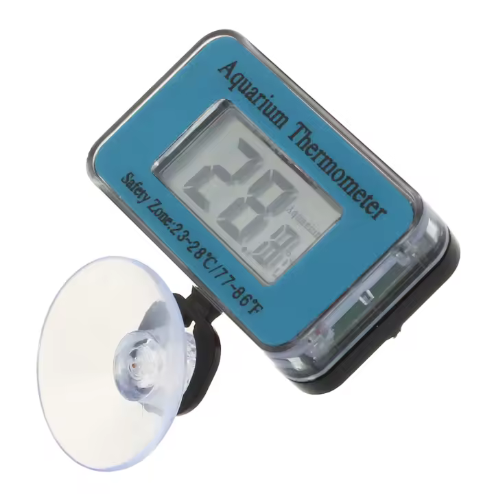 Termómetro LCD digital impermeable sumergible para agua de acuario/pecera - 1