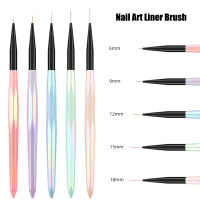 Pincel De Uñas Aurora Mango Lápiz De Arte Para Dibujar Líneas Rayas Pintura Flor Herramientas De Manicura Artísticas - details 0