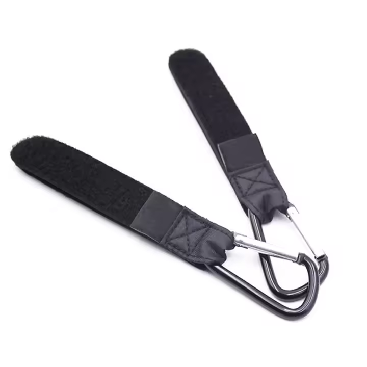 X2 Ganchos Universales para cochecito de Bebe, accesorios para Silla de rueda Clip de suspensión - 1