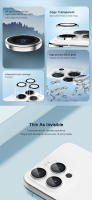Vokamo Protector de Lentes de Cámara Invisible. Hecho de Metal y Vidrio Templado para iPhone 15, iPhone 15 Plus, iPhone 15 Pro, iPhone 15 Pro Max de Alta Calidad y Resistencia - details 1