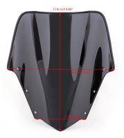 Parabrisas De Moto Topteng Double Bubble Para Yamaha FZ1 FZ1S 2006-2011 Accesorios De Moto Material ABS De Alta Calidad Negro - details 1