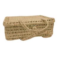 Maletín Cesta Picnic Palma Natural Medidas 40 cm de Largo x 31 cm de Ancho x 38 cm de Alto Artesanal - details 1