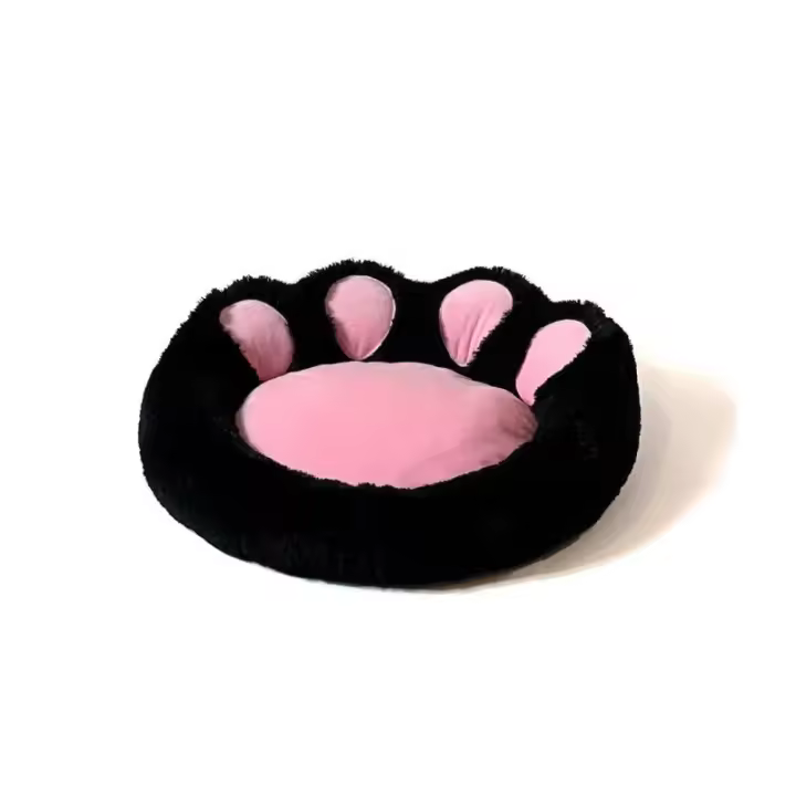 Cama GoGift pawpaw negro-rosa XXL 85 x 85 cm - 1