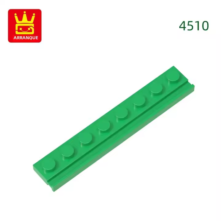 Wange 57Pcs Accesorios De Bloques Constructivos 4510 1x8 Con Ranura Bloques De Construcción Compatible Con Juguetes De Ladrillo Regalo Para Niños Caja De Regalo - 1