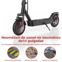 Patinete eléctrico iScooter I9Max - Neumáticos de 10 pulgadas - 500 vatios - Con app - Autonomía de 30 a 40 km - Plegable - Carga máxima 120 kg - details 7