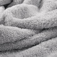 CASTMA GARANTIA DE ALTA CALIDAD - Juego de 4 Toallas de Algodón Peinado 100% de 600grs/m2 para Lavabo y Ducha en color gris plata y gris antracita - details 2