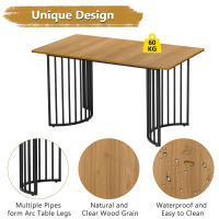 Mesa de Cocina Moderna de Madera | Dimensiones 140x80 cm | Capacidad para 4 personas | Versátil para Cocina - details 2