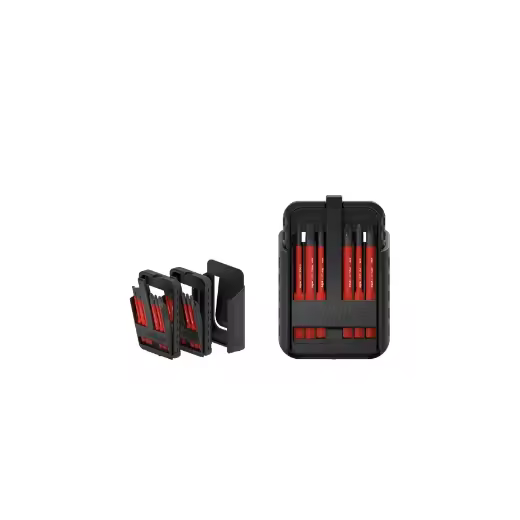 Wiha Juego de Bits Slimbit Electric Ranurados, Phillips, Pozidriv, Plusminus/pozidriv, TORX®, de 15 Unid., Incl. Cajas de Slimbits y Clip (43162) - 1