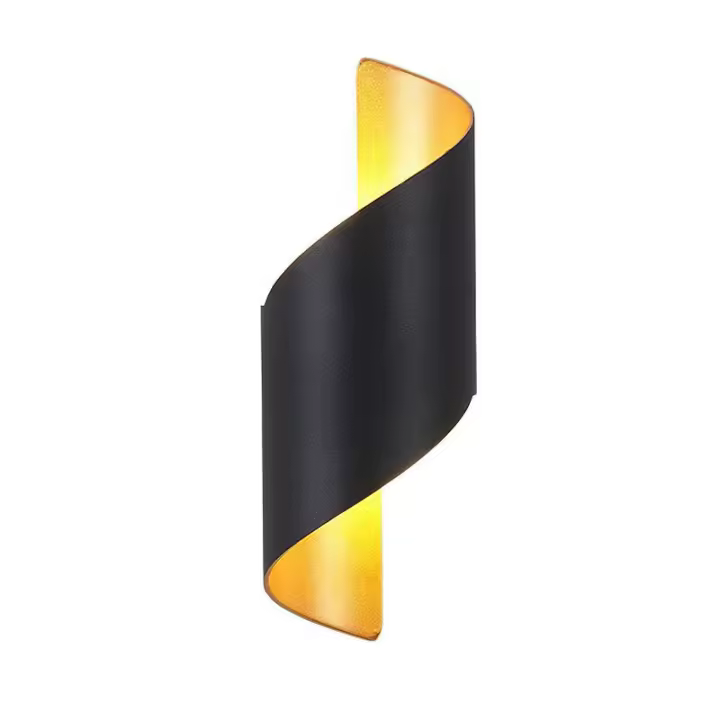Lámpara De Pared LED Diseño Espiral 10W Luz De Pared Impermeable Para Exterior Moderna Nórdica Sconce Lámpara De Interior Decoración Del Hogar - 1