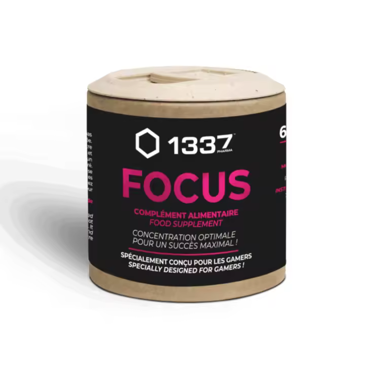 BIO RECHERCHE FOCUS 1337PHARMA Complemento Alimenticio para la Concentración óptima y la Toma de Decisiones - 1