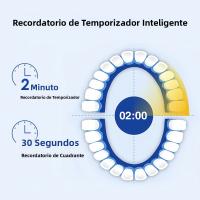 Cepillo De Dientes Eléctrico Para Adultos Con 4 Cabezas De Repuesto Rotativo Blanqueador Modos De Cuidado Oral Profundo Limpieza 3D - details 4