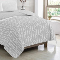 Vivid Torral by Rutes  - Colcha Bouti Verano Back Gris Reversible (NO INCLUYE FUNDAS DE COJINES) Poliéster, Fresquita, Transpirable, Diseño, Primavera, Verano - details 1