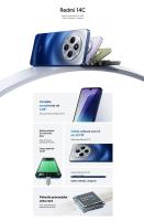 Teléfono Móvil Xiaomi Redmi 14C Smartphone Versión Global, 4+128GB / 6+128GB / 8+256GB, 6,88" Pantalla envolvente 120Hz, Batería potente de 5160 mAh, Doble cámara con IA de 50 MP+Selfies supernítidos de 13 MP, MediaTek Helio G81-Ultra, Xiaomi HyperOS - details 0