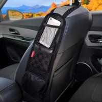 Bolsa De Almacenamiento Para Asiento Del Coche Universal Multigroso Con Porta Teléfonos Y Soporte Para Bebidas Organizador De Espalda De Asiento - details 3