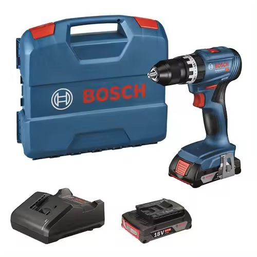Kit taladro BOSCH percutor bateria GSB 18v-45 profesionaL - 1