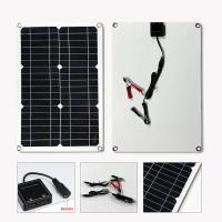 Panel Solar Portátil 500W 12V Con Puerto USB 5V Impermeable Para Carga De Batería Y Teléfono Móvil En Camping Al Aire Libre - details 4