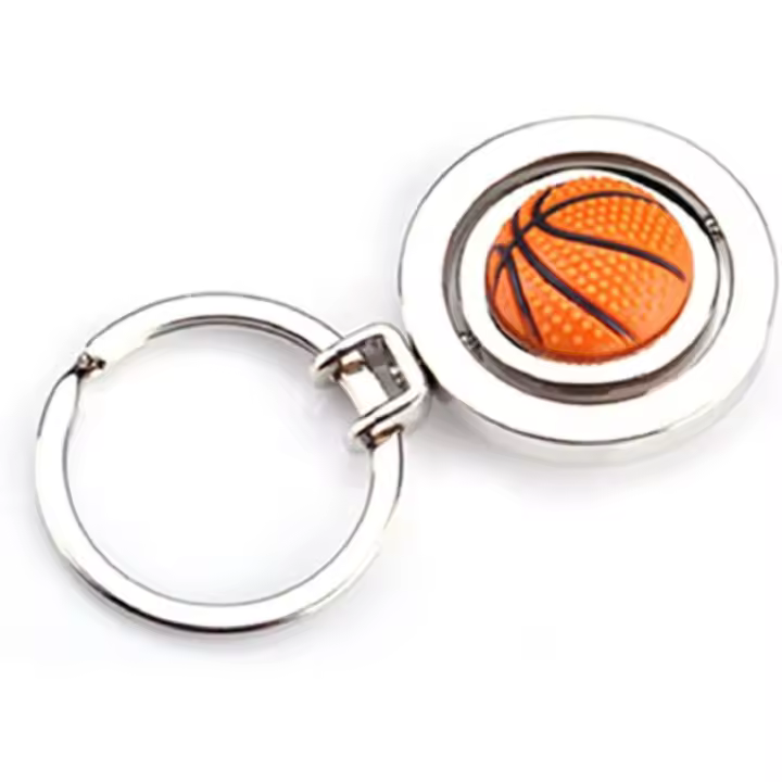 Llavero de baloncesto giratorio en 3D / Regalo de baloncesto - 1