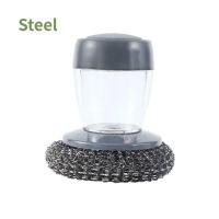 Cepillo De Limpieza Para Platos Y Vajilla Con Dispensador De Jabón Eco-amigable Material PP Herramientas Pequeñas Prácticas Para La Cocina - details 8