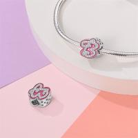 Nuevos 925 Plata Esterlina Charms Letras 26 Pigmentos Rosa Para Mujer Adecuado Para Pulseras Pandach Románticas Joyería DIY Regalo De Cumpleaños - details 5