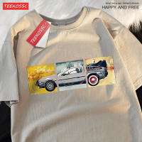 Camiseta De Algodón Para Hombre Back to the Future T-shirt De Verano Estilizada Y Cómoda Con Diseño De Coche De La Película Manga Corta Estilo Hip Hop Oversized Para Parejas - details 16