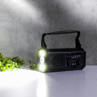Radio De Emergencia Portátil Con Solar AM/FM Radio De Clima SOS Alarme Luz LED Impermeable Para Camping Al Aire Libre - details 4