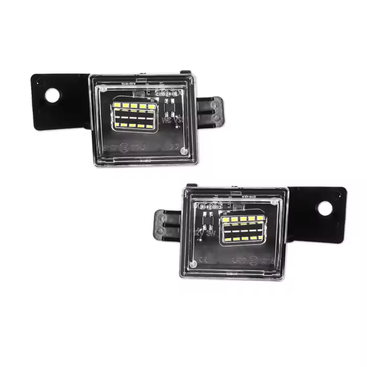 2pcs Luz LED Para Placa De Identificación De Coche Para Chevrolet Colorado Silverado GMC Canyon Sierra 1500 2500HD 3500HD Accesorios De Camión - 1
