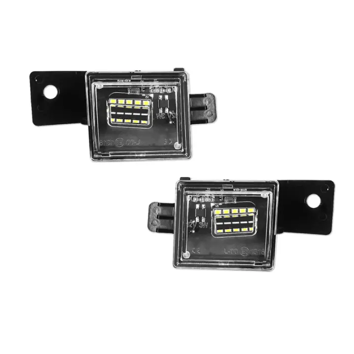 2pcs Luz LED Para Placa De Identificación De Coche Para Chevrolet Colorado Silverado GMC Canyon Sierra 1500 2500HD 3500HD Accesorios De Camión - 1