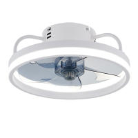 Ventiladores de techo con Control remoto y luz, lámpara LED, ventiladores de techo silenciosos inteligentes para decoración de dormitorio y sala de estar, lámpara de techo - details 4