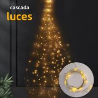 Luces LED De 100 Leds Para Jardín Guirnalda De Navidad Decoración De Casa Para Bodas Y Fiestas Exteriores Con 5 Ramas - details 0