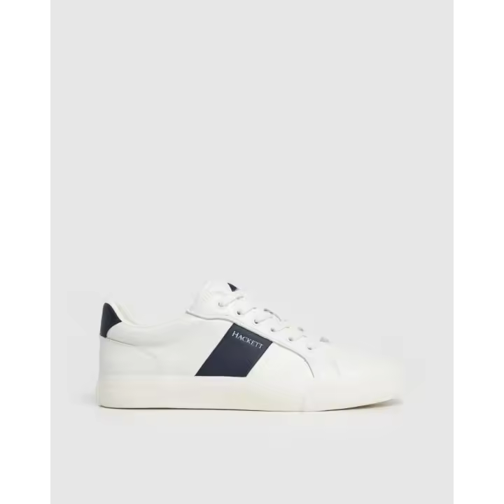 HACKETT HMS21482 BLAKE MIX Zapatillas Bajas Hombre Blanco - 1