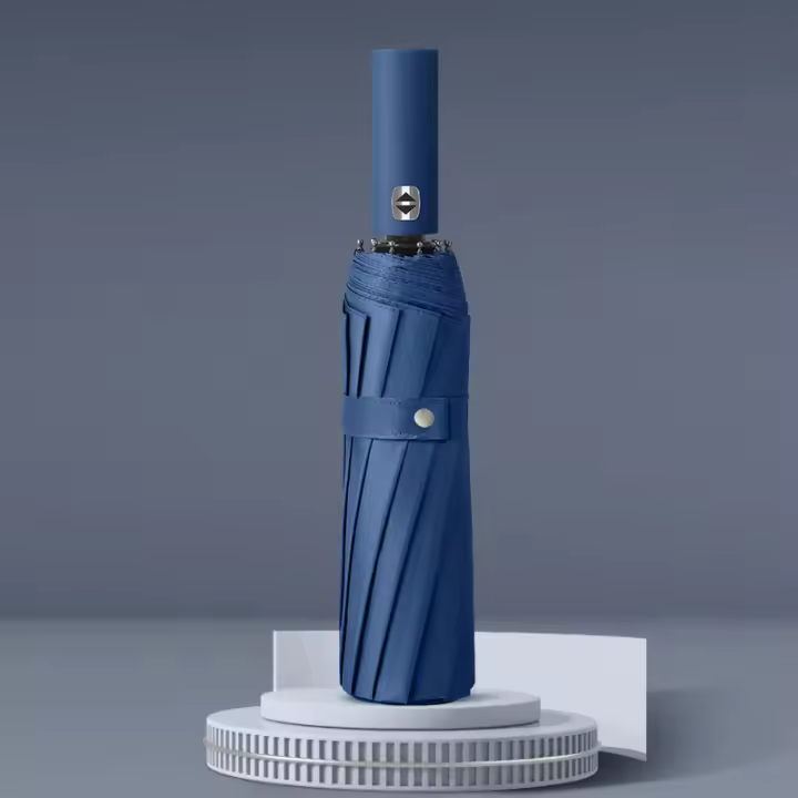 Paraguas Automático De Lujo Para Negocios Para Hombres Y Mujeres 12 Vínculos Resistente Al Viento Y Sol Para Todo El Año - 1