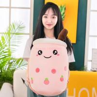 Almohada De Té De Burbuja Gigante 22-70cm Peluche Squishy Con Boba Bebida De Frutas Y Helado Decoración Para Regalo - details 3