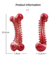 Juguetes Resistentes Para Masticar Para Perros Grandes Sabor a Carne Indestructibles Bonecos De Limpieza De Dientes Para Perros Juguetes Para Masticar - details 3