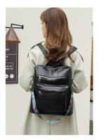 Mochila retro de cuero PU para Mujer, Bolso de Hombre antirobo, mochila de viaje de Ocio, Bolso para portátil de gran capacidad - details 2