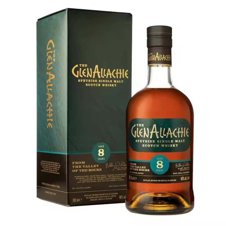 GLENALLACHIE 8YO SINGLE MALT WHISKY 70CL 46% - 1