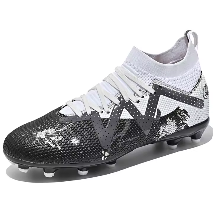 Zapatos De Fútbol Para Jóvenes Y Adultos Outsole Antideslizante TF/FG Zapatillas De Fútbol Transpirables Para Césped Exterior Unisex - 1