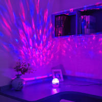 Lámpara De Noche Proyector De Cielo Estrellado Colorido Con Bola Mágica Rotativa Luz LED Para Decoración De Dormitorio Proyección De Luna Y Galaxia RGB - details 3