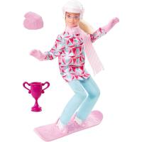 Barbie muñeca articulada tabla snowboard invierno (HCN32) MATTEL - details 2