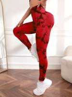 Treguas De Yoga Para Mujer Con Cintura Alta Y Sin Costuras Leggings De Gimnasio Fitness Y Ejercicio Talla Verdadera Treguas De Dibujos Atrilados - details 8