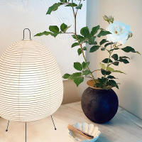 Lámpara De Piso LED Estilo Wabi Noguchi Isamu Japonés Con Papel De Arroz Luz Nordica Para Sala Y Dormitorio Zen Estudio Arte - details 12