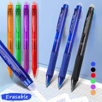Set De 6 Bolígrafos De Gel Retráctiles Y Borrables 0.5mm Multicolor Tinta Magia Para Escuela Y Oficina Suministros De Escritura Con Mango Lavable - details 4
