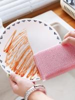 5/20Pcs Esponja De Lavar Platos Espesa Para Limpieza De Cocina Paño De Limpieza Multiusos Escobilla De Lavar Absorbente - details 1