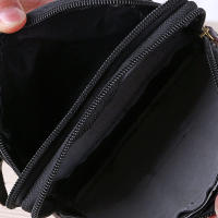 Bolsa De Cintura Multi-Función Mini Para Hombre En Cuero PU Con Cierre De Doble Zipper Bolso De Mano Casual Para Teléfono Y Tarjetas 2023 - details 0