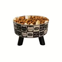 Tazón De Gato De Acero Inoxidable Con Diseño Elevado Antideslizante Y Preventa De Derrames Tazón De Agua Para Perros Y Gatos Con Forma Alta - details 6