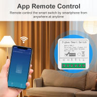Interruptor Inteligente 16A Tuya ZigBee 3.0 Para Automatización DIY Módulo De Control De Luz Soporta 2 Maneras De Control Compatible Con Alexa Y Google Home - details 3