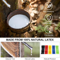 AGM Aguamaz. Set de 5 Bandas Elásticas Fitness. Cintas de Diferentes resistencias para Hacer Ejercicios y musculación 100% Látex Natural de Buena Calidad. Incluye Bolsa y 5 Cintas de Diferentes Niveles - details 1