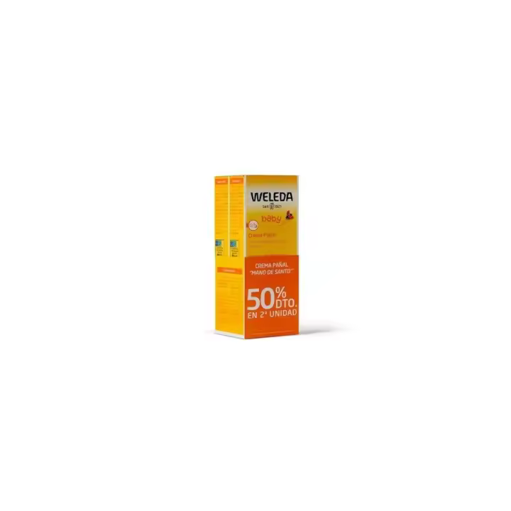 Weleda Baby Crema Pañal Bebé Caléndula DUPLO 2x75 ml - 1