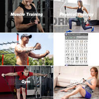 Banda De Resistencia Elástica Para Entrenamiento De Fitness 300lb Ejercicio Doméstico Y Gimnasio Equipo De Expansión Para Muslos Glúteos Y Abdomen - details 14